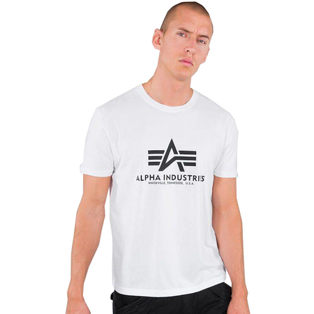 T-shirt ALPHA INDUSTRIES BASIC biały 100501 09