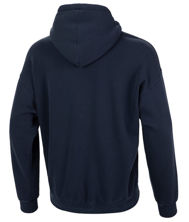 Bluza PIT BULL WASHED LANCASTER granatowa kaptur