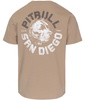 T-shirt PIT BULL DOG SD sand savana