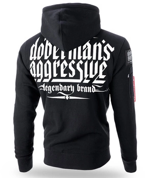 Bluza DOBERMANS CLASSIC LOGO BZK322 rozpinana czarna
