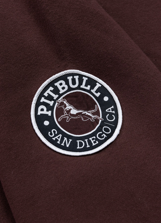 Bluza PIT BULL NORTON bordowa rozpinana
