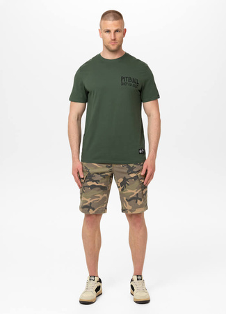 T-shirt PIT BULL SHOT FOR SHOT sage green