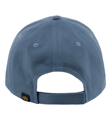 Czapka ALPHA INDUSTRIES VELCRO CAP niebiesko-szara (greyblue) 168903 134