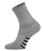 Długie skarpetki PIT BULL HIGH ANKLE THIN szare cienkie - 3 pary