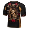 Short sleeve rashguard EXTREME HOBBY SANTA MUERTE czarny