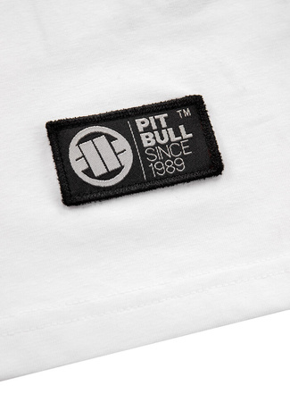 T-shirt PIT BULL SLIM FIT NO LOGO biały