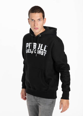 Bluza PIT BULL BLACK DOG czarna kaptur