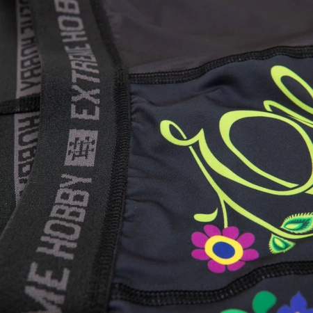 Legginsy Sportowe Damskie Folk 3/4