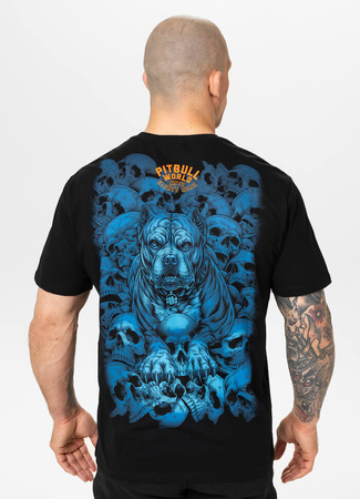T-shirt PIT BULL GUARDIAN ANGEL czarny