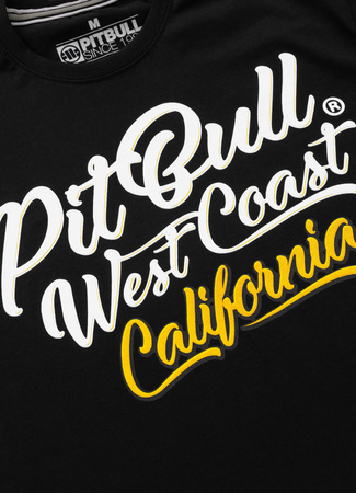 T-shirt PIT BULL SURF DOG czarny