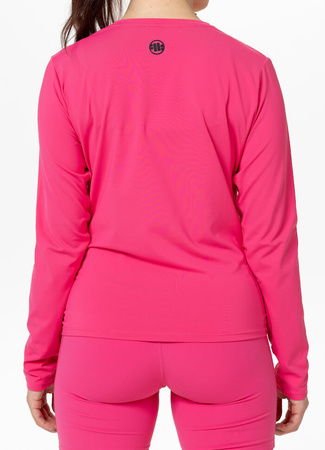 Damski Longsleeve sportowy PIT BULL AVENIDA WMN malinowy