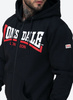 Bluza LONSDALE GARRIGILL czarna rozpinana
