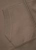 Bluza PIT BULL SAMPSON brązowa (taupe) rozpinana kaptur