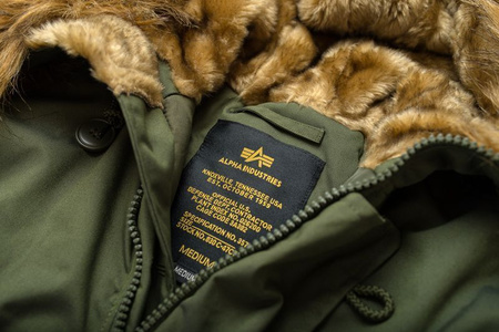 Kurtka parka ALPHA INDUSTRIES EXPLORER ciemnozielona (dark green) 193128 257