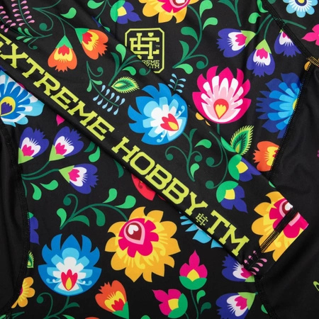 Longsleeve rashguard damski EXTREME HOBBY FOLK 2 czarny
