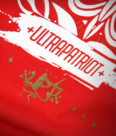 T-shirt ULTRAPATRIOT MODEL C47 czerwony