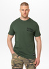 T-shirt PIT BULL SHOT FOR SHOT sage green