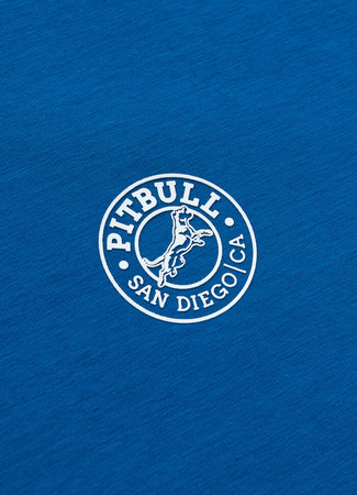 T-shirt PIT BULL SAN DIEGO CA SMALL LOGO royal blue