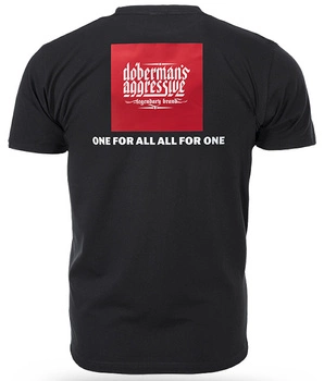 T-shirt DOBERMANS ONE FOR ALL TS372 czarny