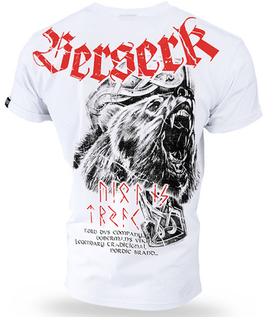 T-shirt DOBERMANS BERSERK TS133 biały