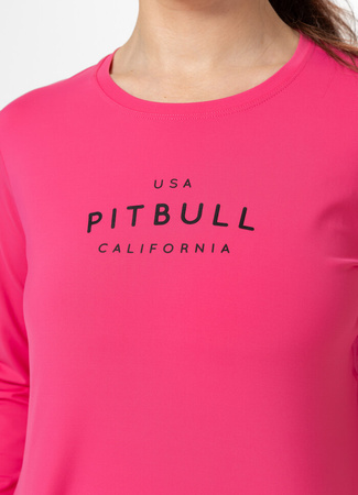 Damski Longsleeve sportowy PIT BULL AVENIDA WMN malinowy