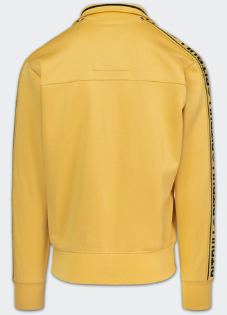 Bluza PIT BULL OLDSCHOOL TAPE LOGO TERRY pale yellow stójka