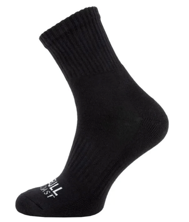 Długie skarpetki PIT BULL HIGH ANKLE THICK TNT biało/grafitowo/czarne grube - 3 pary