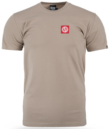 T-shirt DOBERMANS OFFENSIVE SPORT TS367 beżowy