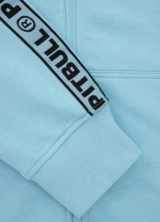 Bluza PIT BULL TRICOT BADGER błękitna rozpinana