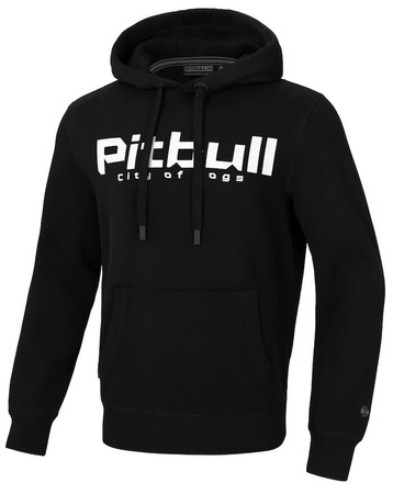 Bluza PIT BULL CITY OF DOGS  czarna kaptur