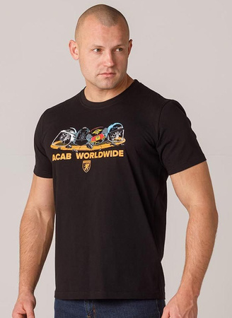 T-shirt PGWEAR ACAB Worldwide czarny
