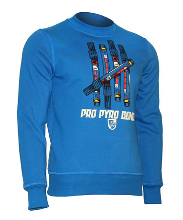 Bluza USWEAR PRO PYRO BONO niebieska prosta