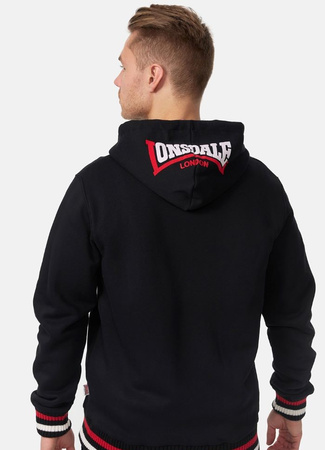 Bluza LONSDALE LANCASTER czarna rozpinana