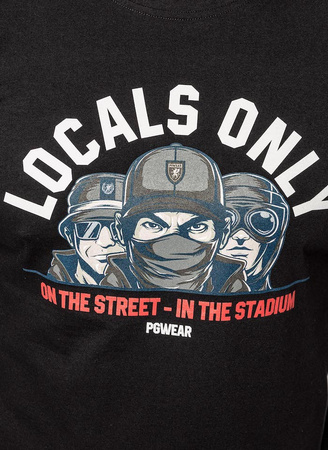 T-shirt PGWEAR LOCALS ONLY czarny