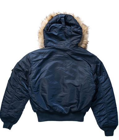 Kurtka ALPHA INDUSTRIES 45P HOODED niebieska (rep.blue) 144103 07