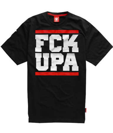 T-shirt ULTRAPATRIOT MODEL 89 FCK UPA czarny