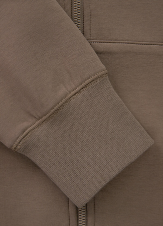 Bluza PIT BULL SAMPSON brązowa (taupe) rozpinana kaptur