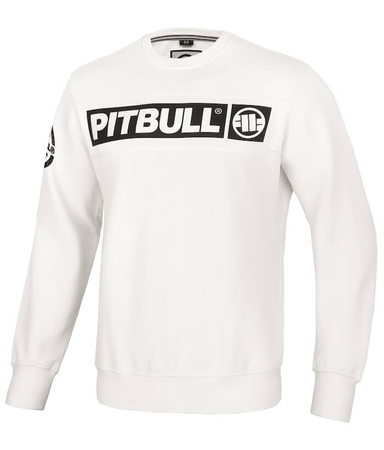 Bluza PIT BULL SHERWOOD biała (off white) prosta