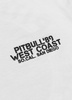 T-shirt PIT BULL DRIVING biały