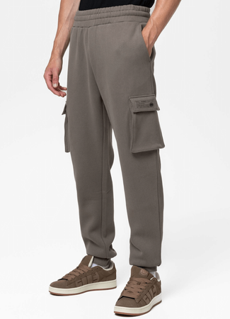 Spodnie dresowe bojówki PIT BULL CYPRESS SPORT taupe