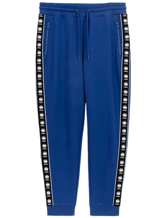Komplet dresowy PIT BULL Tricot Terry TAPE NUGGET niebieski (electric blue) kaptur