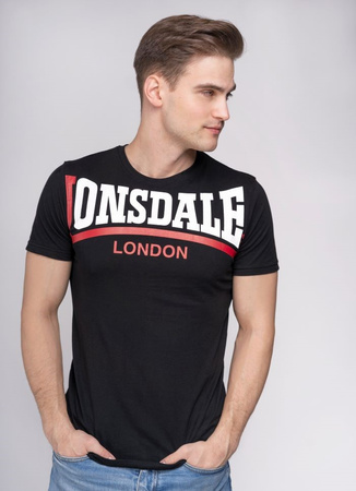T-shirt LONSDALE CREATON czarny