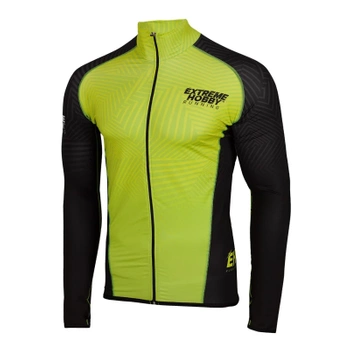 Bluza biegowa męska EXTREME HOBBY CALEIDOSCOPE limonka