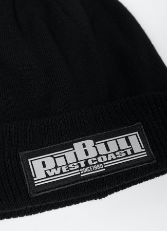 Czapka zimowa PIT BULL ONE TONE BOXING czarna