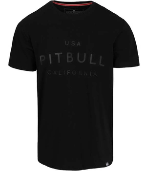 T-shirt PIT BULL USA CAL 190 spandex czarny