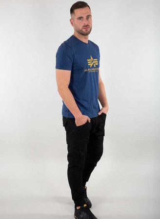 T-shirt ALPHA INDUSTRIES BASIC granatowy (new navy) 100501 435