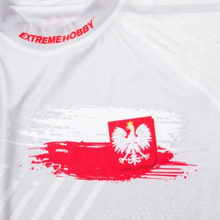 Longsleeve rashguard damski EXTREME HOBBY POLSKA PRIME biały