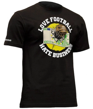 T-shirt USWEAR LOVE FOOTBALL HATE BUSINESS czarny
