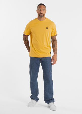T-shirt PIT BULL SMALL LOGO 25 żółty (pale yellow)