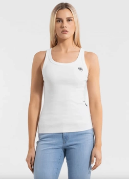 Damski Tank top PIT BULL Rib LAYLA WMN biały